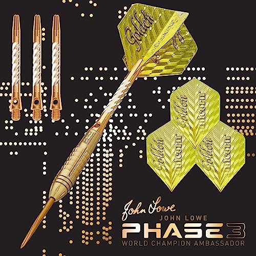 ダーツ unicorn Golden John Lowe 20g Unicorn John Lowe Darts - Steel Tip - World Champion - Phase